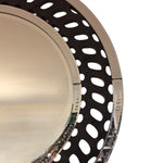 Radiant Modern Geometric Silver Wall Mirror