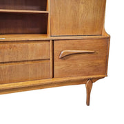 Vintage 1960s Jentique Teak Sideboard with Sculptural Handles