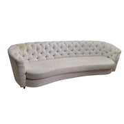 Light Beige Tufted Chesterfield Sofa