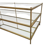 West Elm Mid-Century Brass Terrace Coffee Table