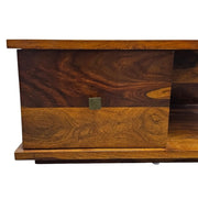 Handcrafted Sheesham Wood Coffee Table with Storage