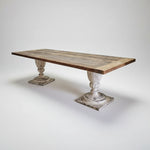 Grand Rustic 10-Seater Reclaimed Wood Dining Table