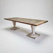 Grand Rustic 10-Seater Reclaimed Wood Dining Table