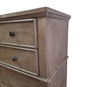 Challene Rustic Wood 5-Drawer Chest