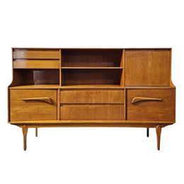 Vintage 1960s Jentique Teak Sideboard with Sculptural Handles