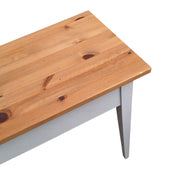 Two-Tone Minimalist Work Desk with Storage Drawer