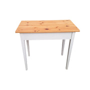 Two-Tone Minimalist Work Desk with Storage Drawer