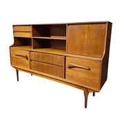 Vintage 1960s Jentique Teak Sideboard with Sculptural Handles