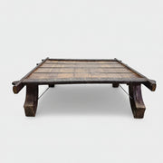 Hand-Carved Antique Style Low Profile Coffee Table