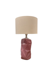 Faceted Ceramic Table Lamp Base