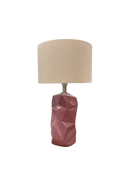 Faceted Ceramic Table Lamp Base