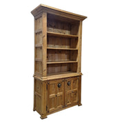 Wooden Shelf with Drawer Antique Style Lion Knob