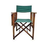 Vintage Folding Wooden Director’s Chair with Writing Tablet